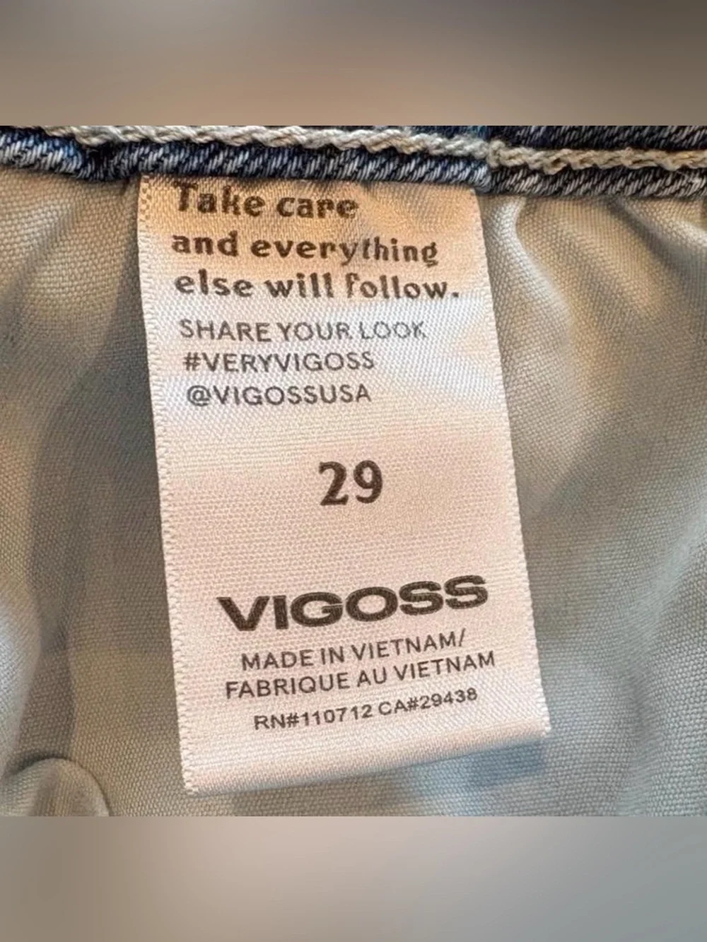 Vigoss Distressed Denim Shorts